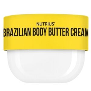 Nutrius Brazilian Body Butter Cream  Smooth, Fast Absorbing 6oz